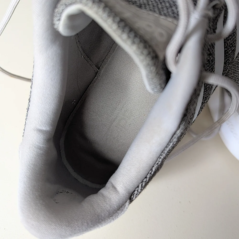 adidas Cloudfoam Gray Fabric Mesh Athletic Shoes Size Women's 8.5